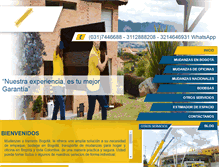 Tablet Screenshot of mudanzasytrasteosbogota.com